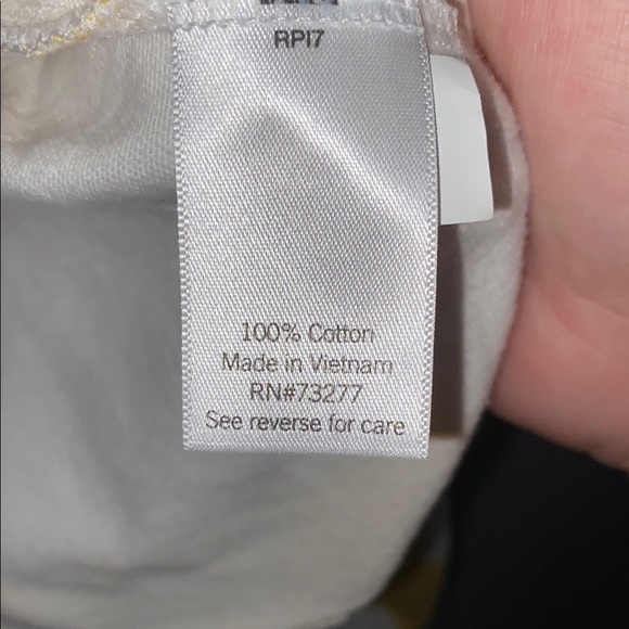 SO Yellow and White Polo Collar Crop Top - Picture 8 of 10